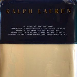 Ralph Lauren Cal King Deep Fitted Sheet